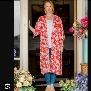 Pioneer Woman Floral Duster/Kimono NWT L/XL